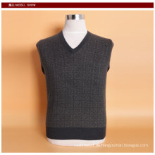 Yak Wolle / Kaschmir V-Ausschnitt Pullover Langarm Pullover / Garment / Strickwaren